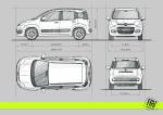 Fiat Panda 2012 года